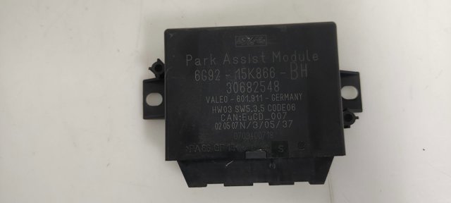 Módulo de direção (Centralina eletrônica) de sensor de estacionamento 6G9215K866BH VOLVO