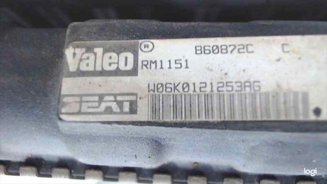 Radiador de esfriamento de motor 6K0121253AC VAG