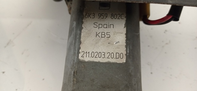 Motor de acionamento de vidro da porta dianteira direita 6K3959802C VAG