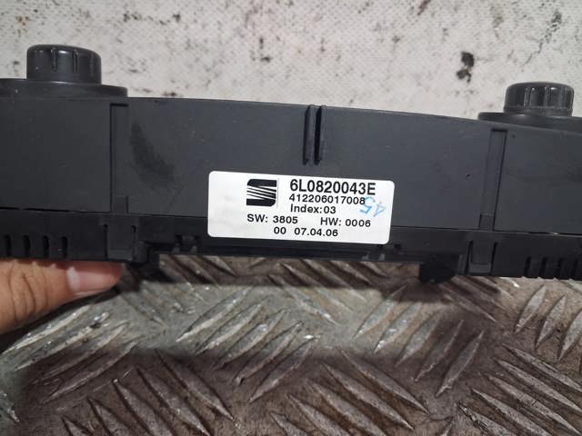 Unidade de controlo dos modos de aquecimento/condicionamento 6L0820043E VAG