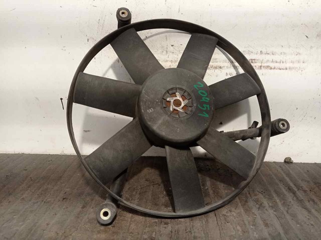 Ventilador elétrico de esfriamento montado (motor + roda de aletas) 6N0121209F VAG