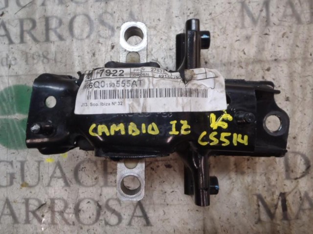 Coxim (suporte) esquerdo de motor 6Q0199555AT VAG