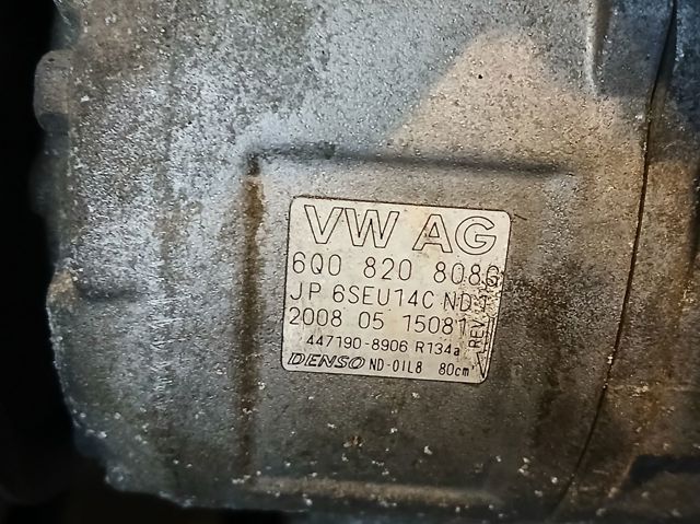 Compressor de aparelho de ar condicionado 6Q0820808G VAG