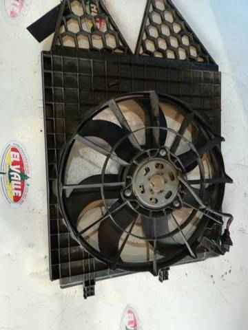 Ventilador elétrico de esfriamento montado (motor + roda de aletas) 6Q0959455AE VAG