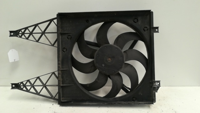 Ventilador elétrico de esfriamento montado (motor + roda de aletas) 6Q0959455AE VAG
