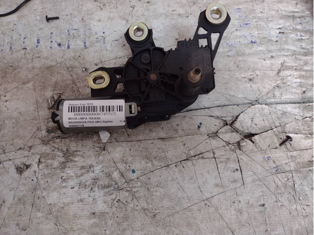 Motor de limpador pára-brisas de vidro traseiro 6Q6955711B VAG