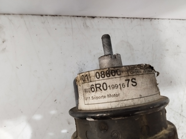 Coxim (suporte) direito de motor 6R0199167S VAG