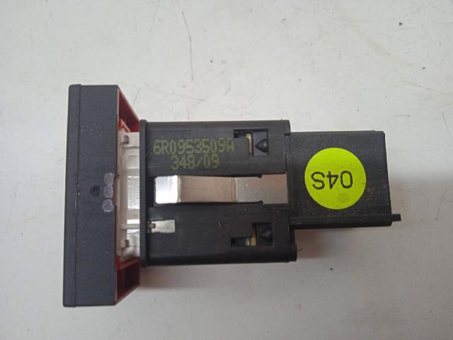 Botão de ativação do sinal de emergência 6R0953509A VAG