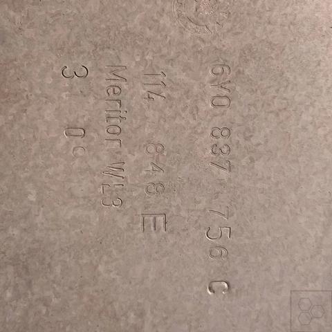 Mecanismo de acionamento de vidro da porta dianteira direita 6Y1837462 VAG