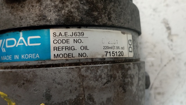 Compressor de aparelho de ar condicionado 715120 GM