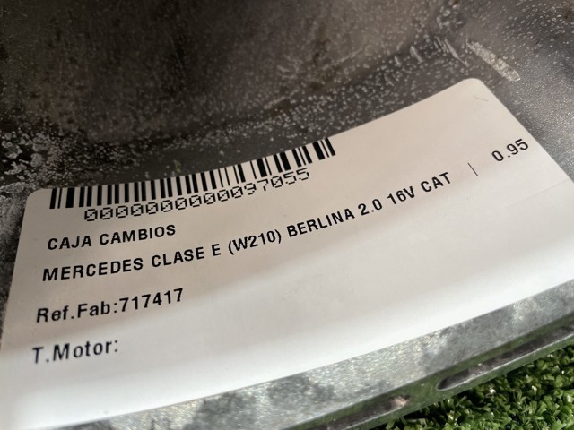 Caixa de Mudança montada (caixa mecânica de velocidades) 717417 MERCEDES