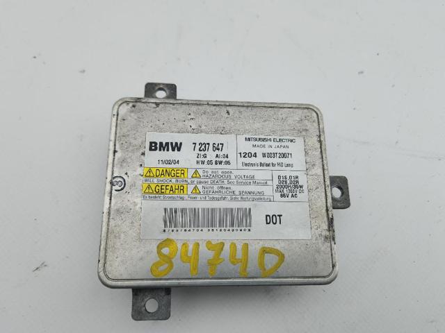 Xénon, unidade de controlo 7237647 BMW