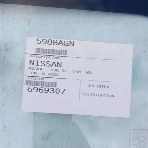 Pára-brisas para Nissan Micra K11