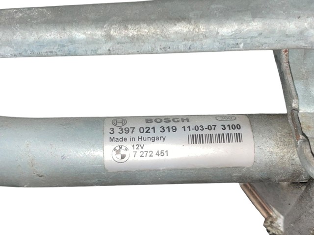 Trapézio de limpador pára-brisas 7272367 BMW