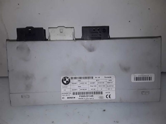Módulo de direção (Centralina eletrônica) de abertura de tampa de porta-malas (de 3ª/5ª porta traseira) 7343935 BMW