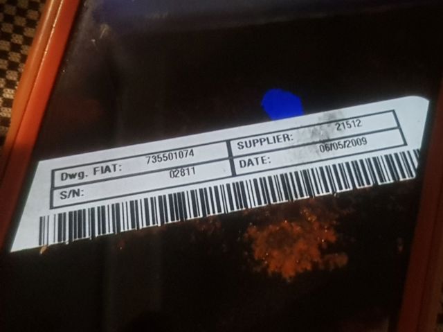 Coluna da direção 735501074 FIAT