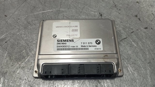 Módulo de direção (Centralina eletrônica) de motor 7511570 BMW