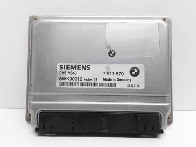 Módulo de direção (Centralina eletrônica) de motor 7511570 BMW