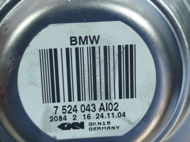 Semieixo traseiro esquerdo 7524043 BMW