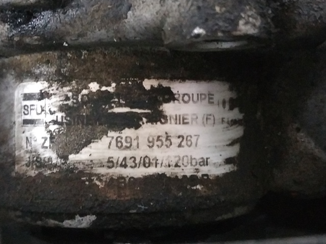 Bomba da Direção hidrâulica assistida 7691955267 VAG