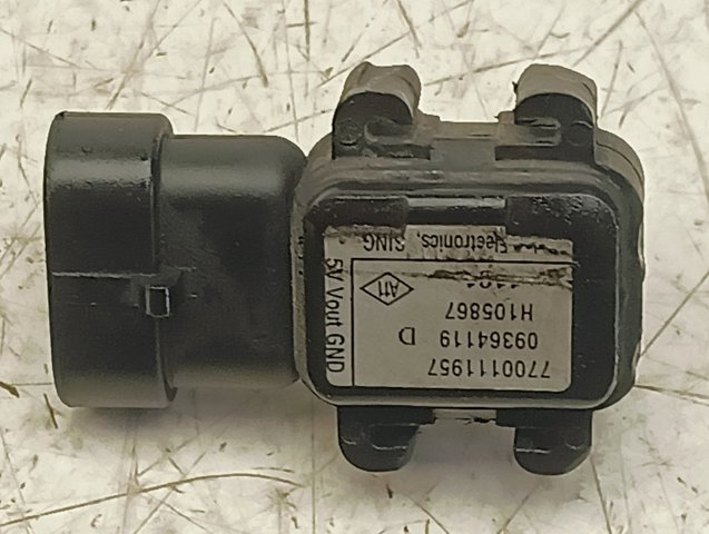 Sensor de pressão no coletor de admissão, MAP 7700111957 RENAULT