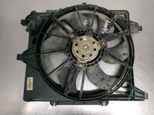 Difusor do radiador de aparelho de ar condicionado, montado com roda de aletas e o motor 7700428659 RENAULT
