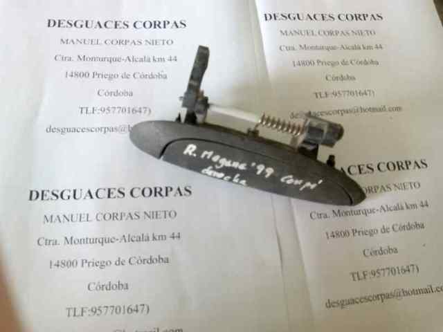 Maçaneta externa dianteira/traseira da porta direita 7700842848 RENAULT