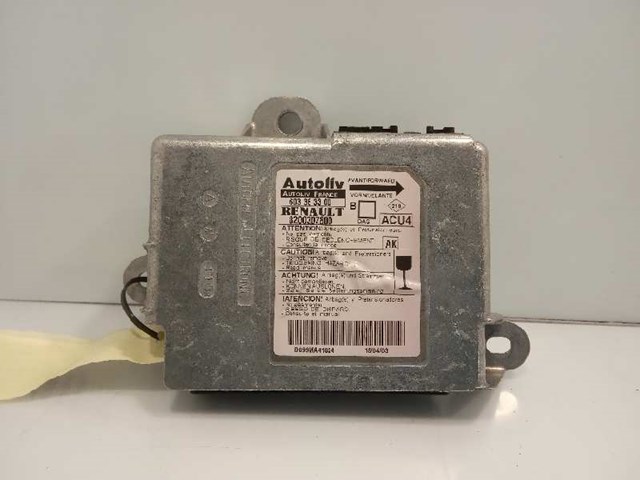 Módulo processador de controlo da bolsa de ar (Centralina eletrônica AIRBAG) 7701069906 RENAULT