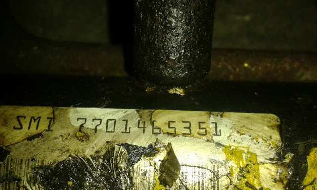 Cremalheira da direção 7701465351 RENAULT