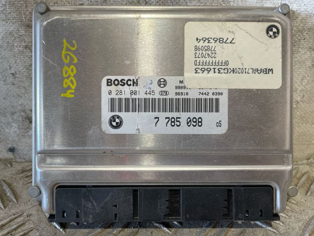 Módulo de direção (Centralina eletrônica) de motor 7785098 BMW