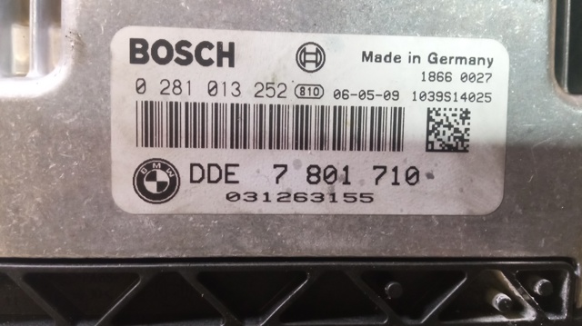 Módulo de direção (Centralina eletrônica) de motor 7801710 BMW