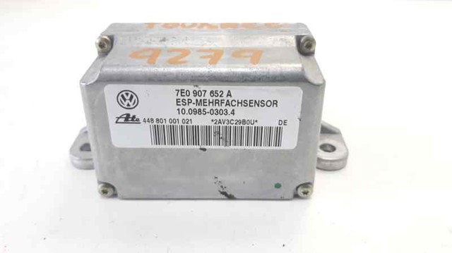 Sensor de aceleração transversal (ESP) 7E0907652A VAG