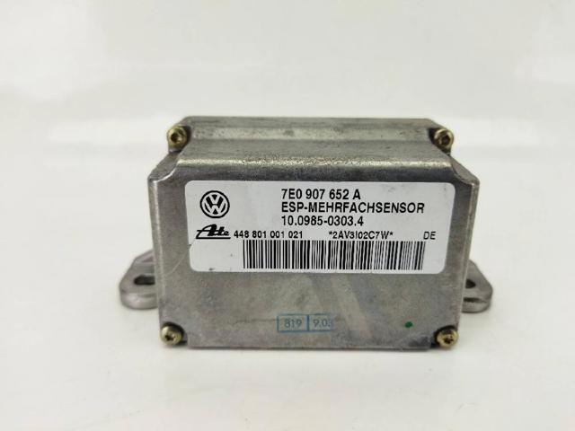 Sensor de aceleração transversal (ESP) 7E0907652A VAG