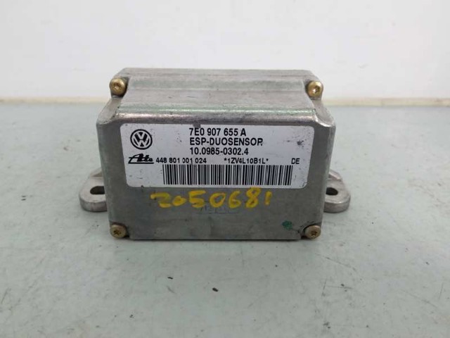 Sensor de aceleração transversal (ESP) 7E0907655A VAG