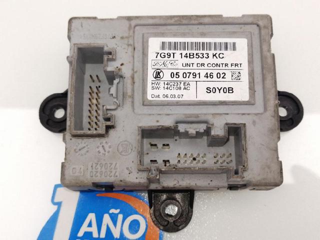 Módulo de conforto da porta dianteira 7G9T14B533KC FORD