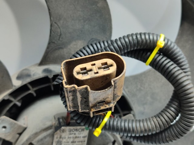 Ventilador elétrico de esfriamento montado (motor + roda de aletas) 7H0959455A VAG