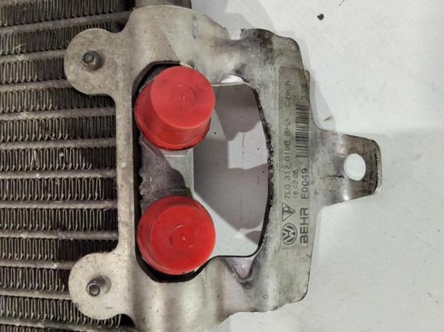 Radiador de esfriamento, Caixa Automática de Mudança 7L0317019B PORSCHE