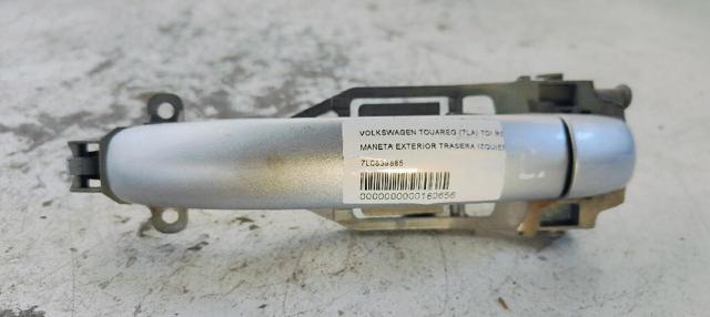 Suporte de maçaneta externa da porta traseira esquerda 7L0839885 VAG