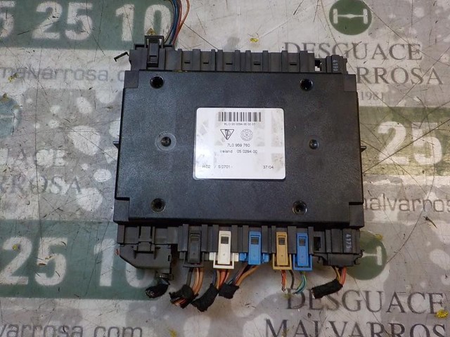 Módulo de controle do assento dianteiro 7L0959760004 VAG