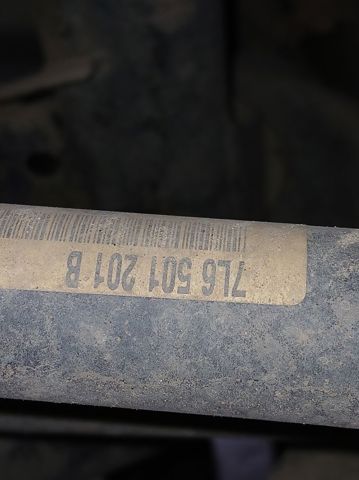 Semieixo traseiro 7L6501201B VAG