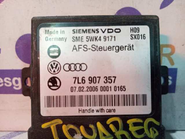 Módulo de direção (Centralina eletrônica) de iluminação adativa 7L6907357 VAG