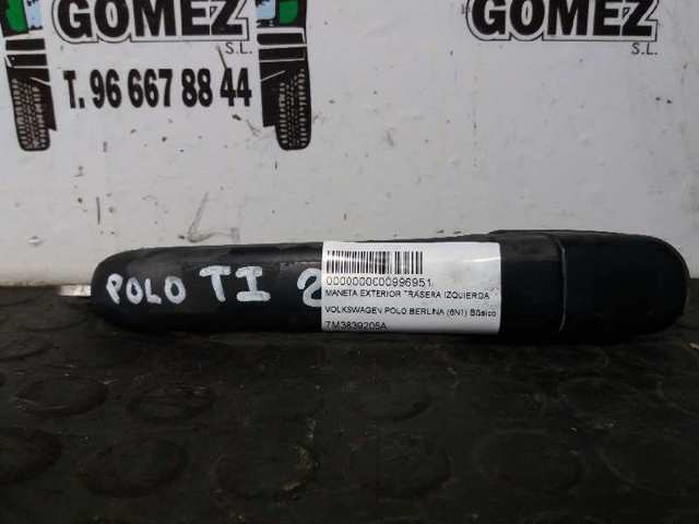 Maçaneta externa da porta traseira 7M3839205A VAG