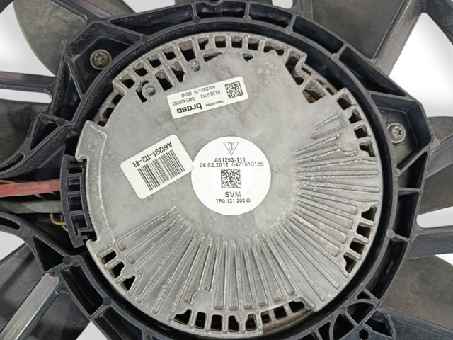 Difusor do radiador de esfriamento, montado com motor e roda de aletas 7P0121207A PORSCHE