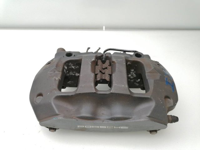 Suporte do freio traseiro esquerdo 7P0615423 PORSCHE