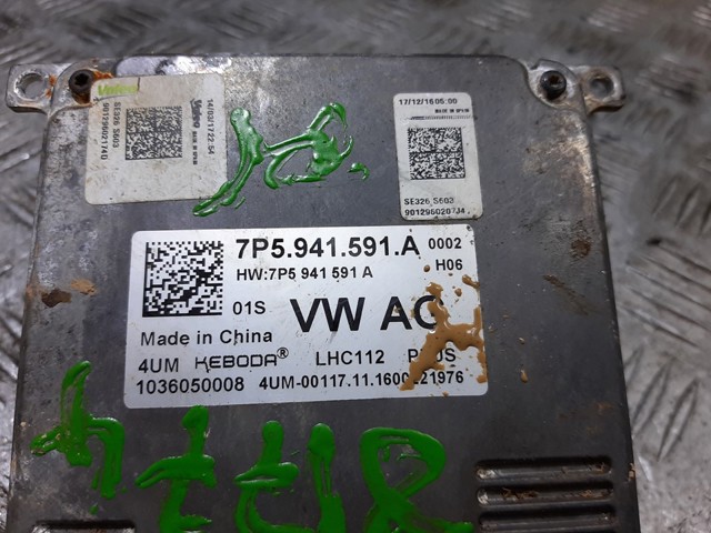 Módulo de direção (Centralina eletrônica) das luzes 7P5941591A VAG