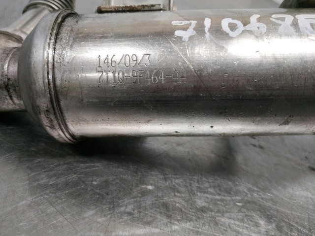 Radiador do sistema EGR de recirculação dos gases de escape 7T1Q9F464AA FORD