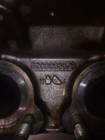 Cabeça de motor (CBC) 8200005876 RENAULT
