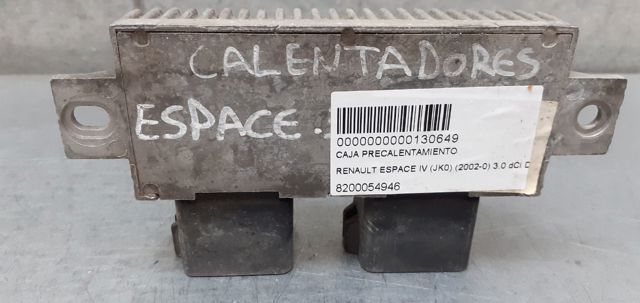 Relê das velas de incandescência 8200054946 RENAULT