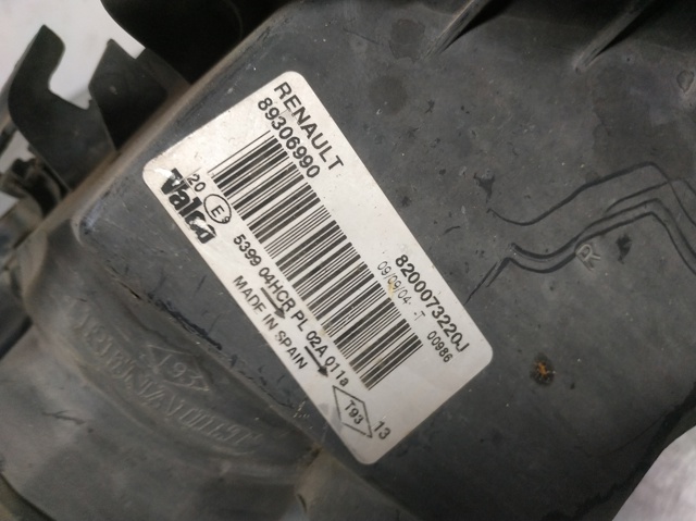 Luz esquerda 8200073220J RENAULT