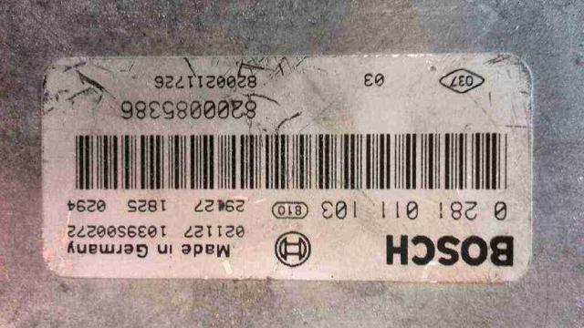 Módulo de direção (Centralina eletrônica) de motor 8200085386 RENAULT